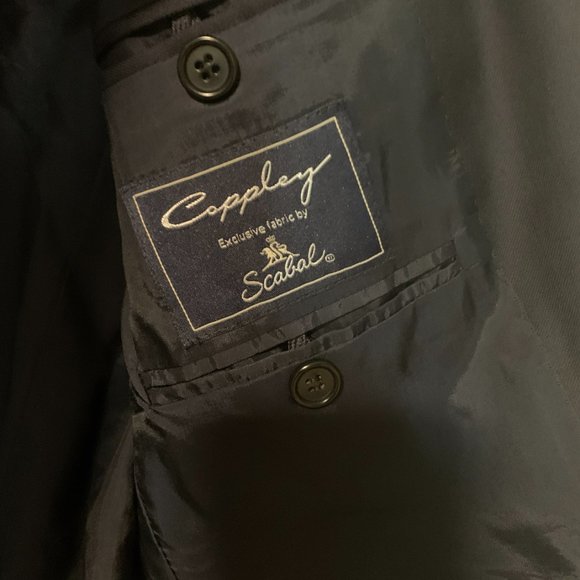 Coppley Men's Dark Navy 3 button Sport Coat/ Blazer/ suit jacket Size 38 - Picture 7 of 7